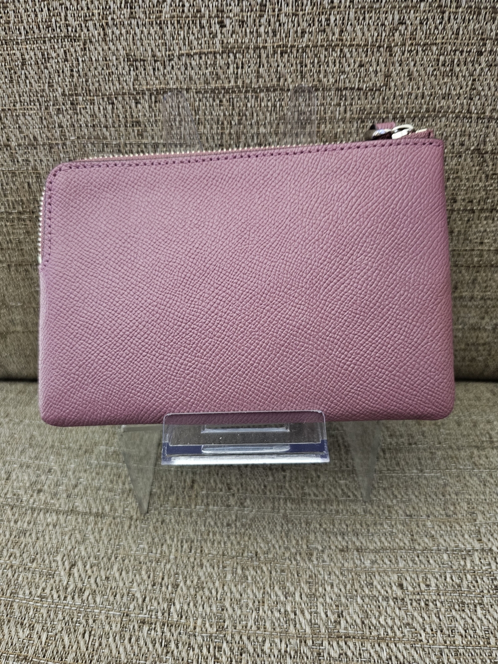 COACH Pink Leather Wristlet Clutch NWOT COA - Picture 3 of 4